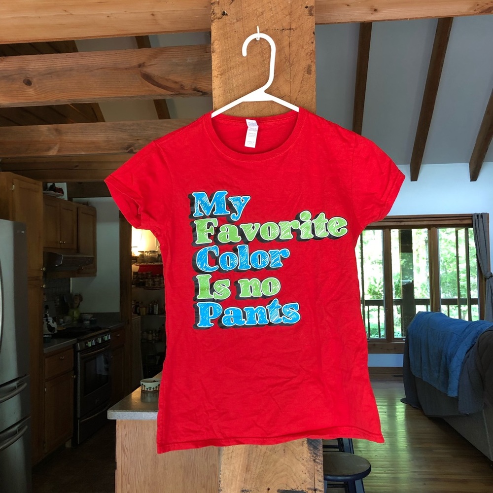 My Favorite Color is No Pants T Shirt